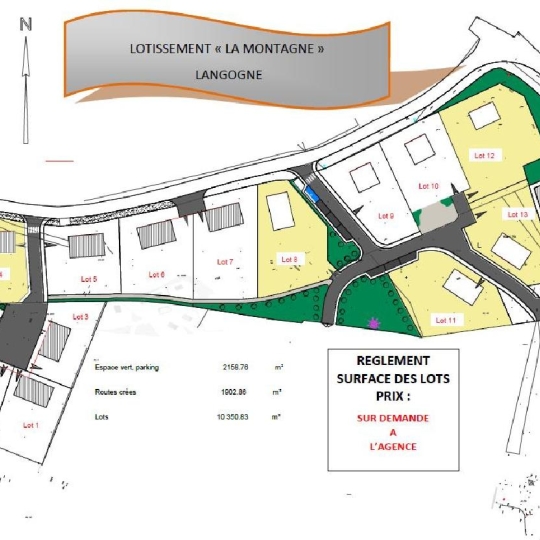 Terrain LANGOGNE (48300) 732.00m2  - 34 940 € 