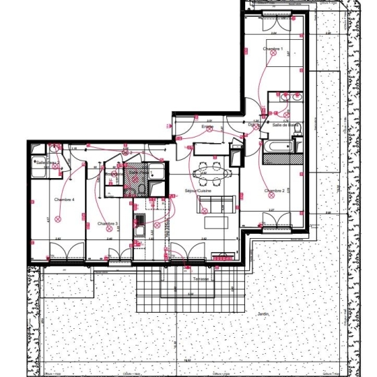 5 Pièces LE BLANC-MESNIL (93150) 99.00m2  - 407 000 € 