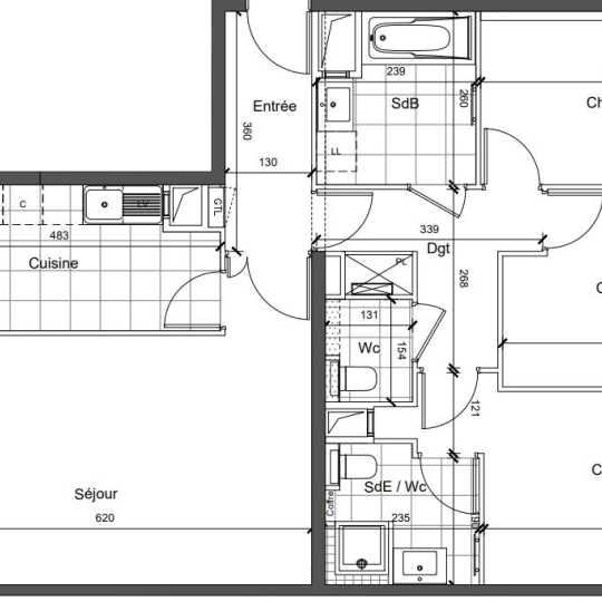 Appartement SAINT-OUEN (93400) 92.00m2 685 000 € 