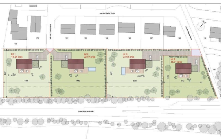 Réseau Immo-diffusion : Terrain  PIBLANGE   62 840 € 