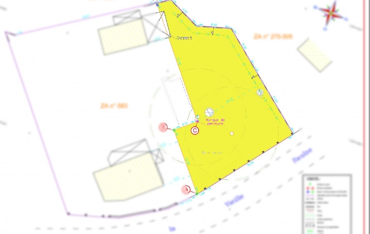 Réseau Immo-diffusion : Terrain  LA CHAPELLE-DES-MARAIS  433 m2 45 000 € 