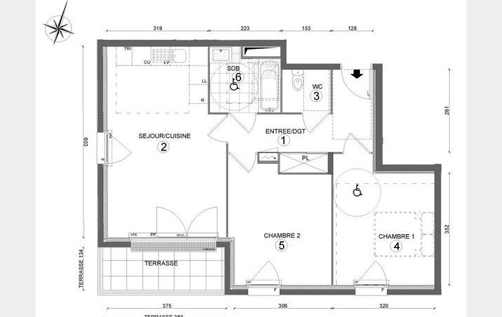 Réseau Immo-diffusion : Appartement P3  MELUN  59 m2 236 588 € 