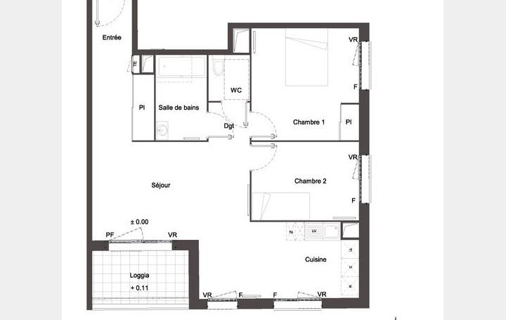 3 Pièces CLICHY-SOUS-BOIS (93390)  69 m2 202 208 € 