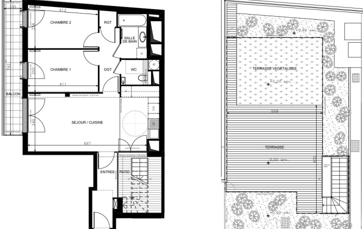 Réseau Immo-diffusion : Appartement P3  PARIS 18ème 64 m2 1 225 000 € 