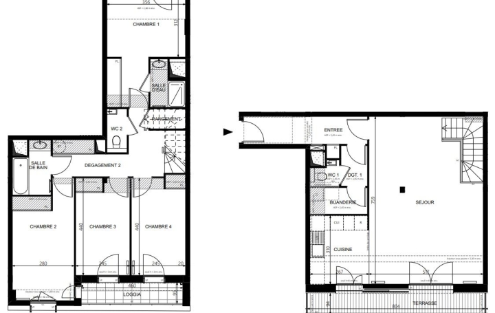 Réseau Immo-diffusion : Appartement P5  PARIS 18ème 126 m2 1 490 000 € 