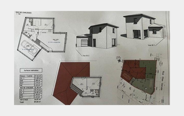 Réseau Immo-diffusion : Terrain  LA RICAMARIE   44 500 € 